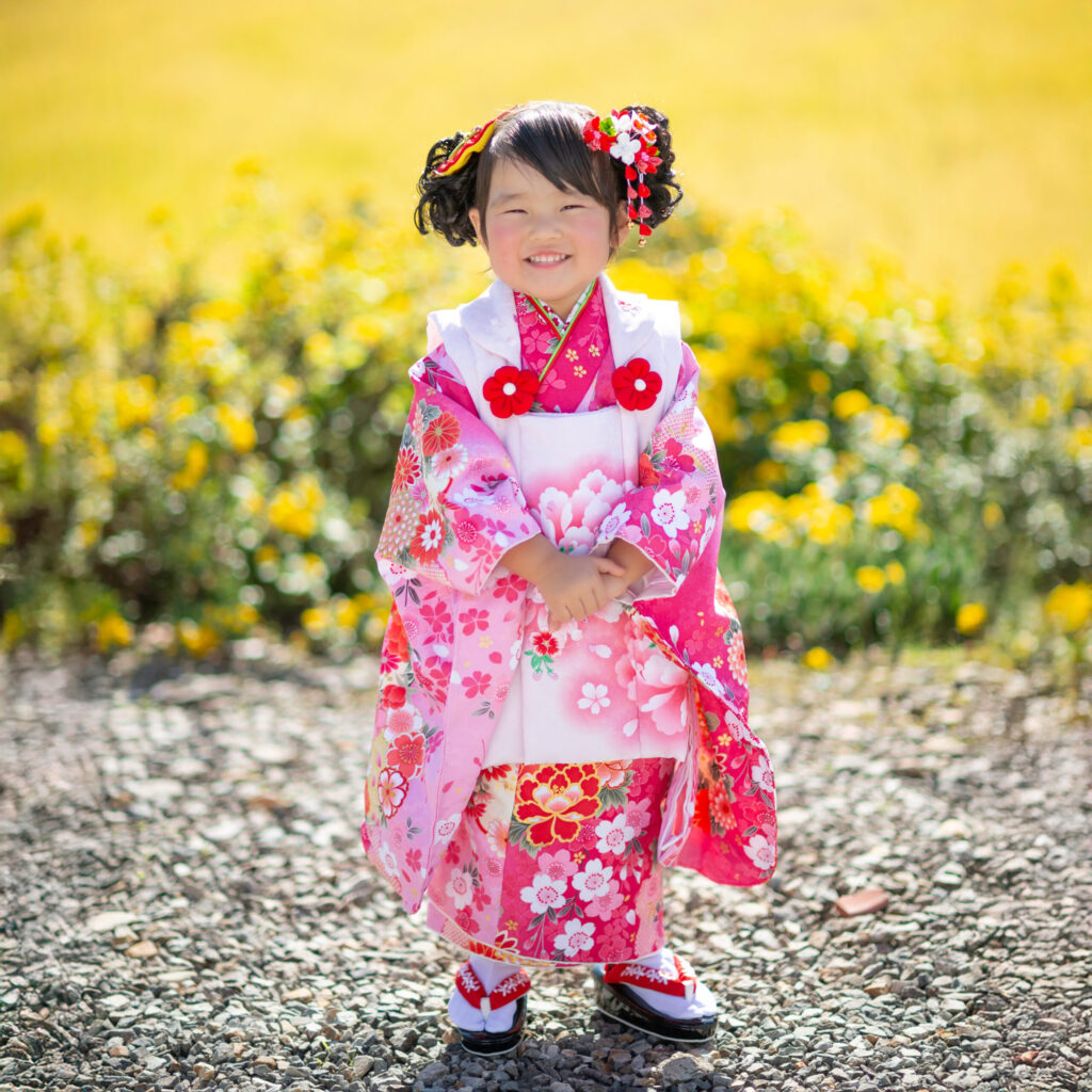 子供着物 十三詣り 13歳 花車 松 金彩 CK-7376 楽天市場】十三参り 子供振袖レンタル 白 ピンク 花車 四季の花